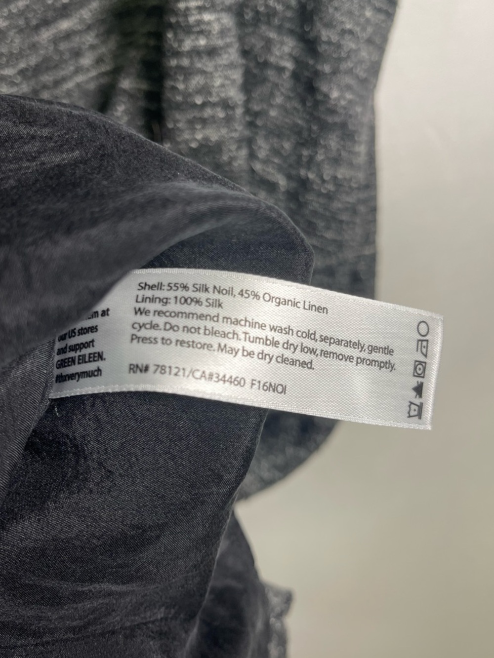 Eileen Fisher Gray Sleeveless Dress - Picture 8 of 12